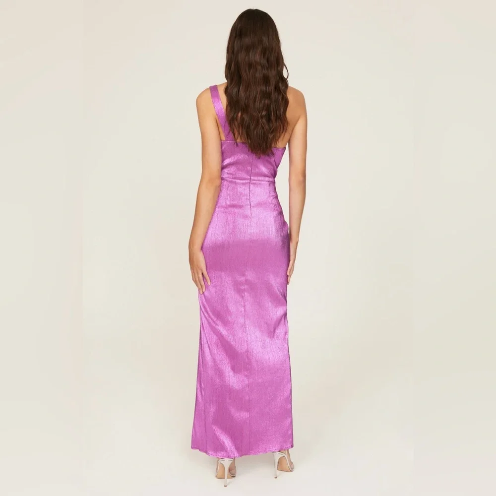 Black Halo Spice Gown Size 6 - Picture 3 of 8